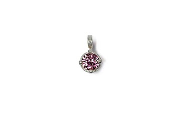 Anhänger GROBY | 925/Silber, syn. Zirkon pink 22,59ct